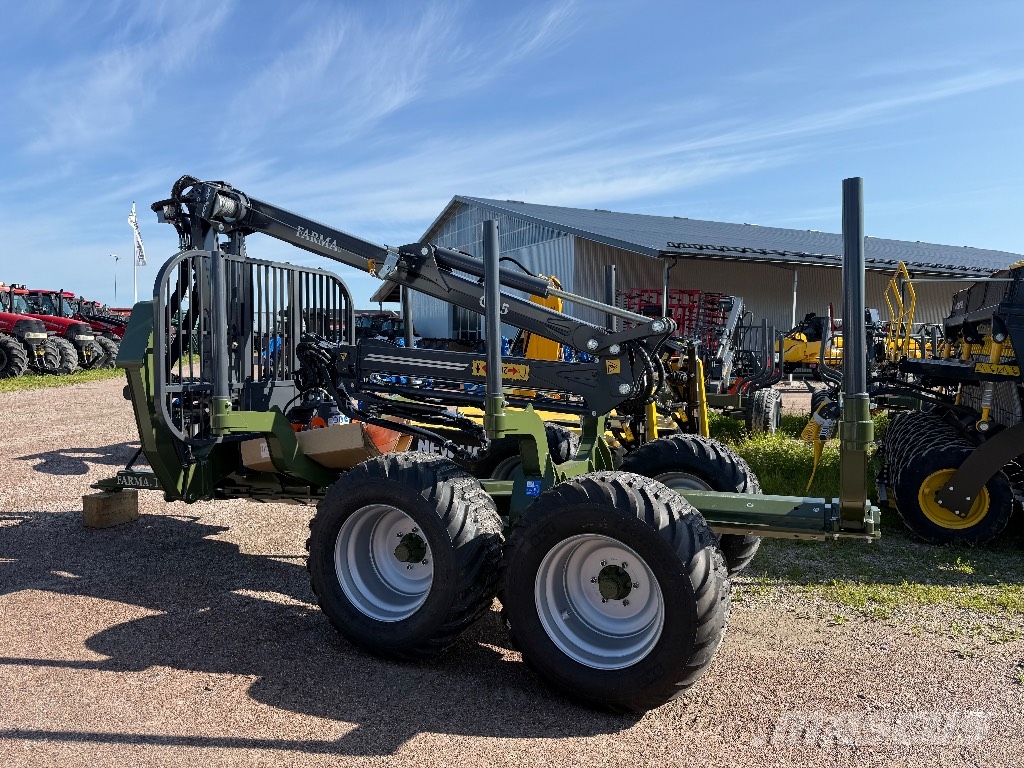 Farma T12 G2 8,5m kran Forstanhänger