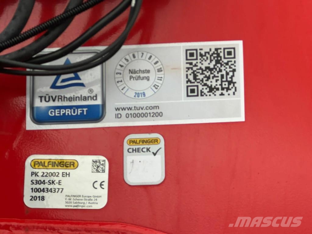 Mercedes-Benz Arocs 2643 6X2 HAAKARM+PALFINGER PK 22002 +PJ 080 Kranbil