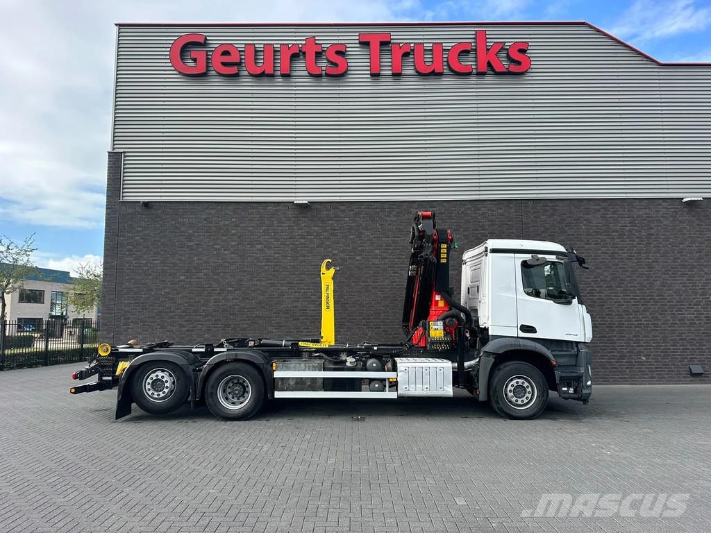 Mercedes-Benz Arocs 2643 6X2 HAAKARM+PALFINGER PK 22002 +PJ 080 Kranbil