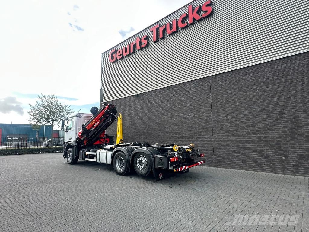 Mercedes-Benz Arocs 2643 6X2 HAAKARM+PALFINGER PK 22002 +PJ 080 Kranbil