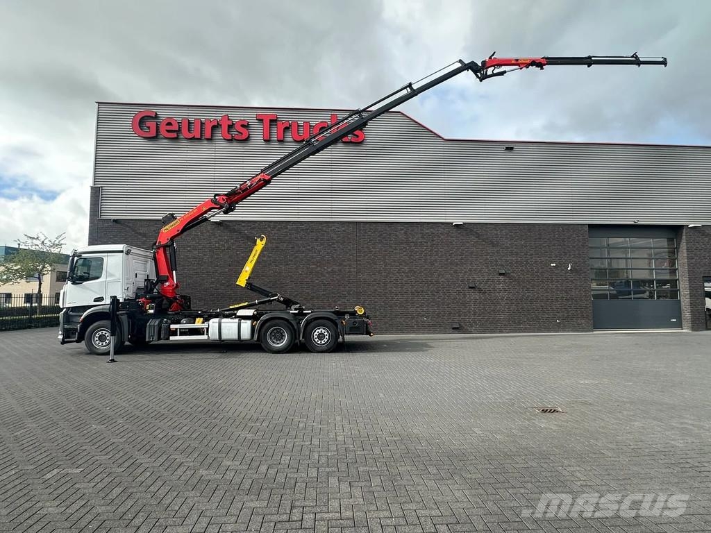 Mercedes-Benz Arocs 2643 6X2 HAAKARM+PALFINGER PK 22002 +PJ 080 Kranbil