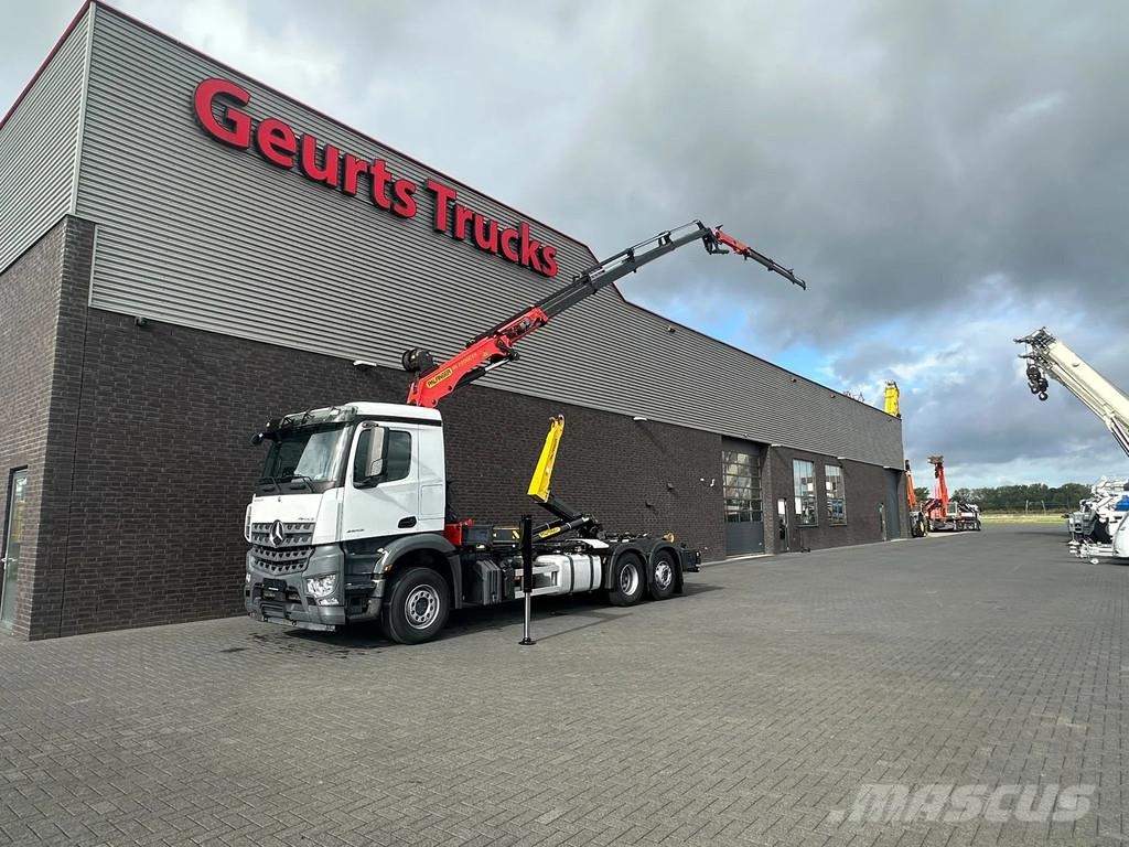 Mercedes-Benz Arocs 2643 6X2 HAAKARM+PALFINGER PK 22002 +PJ 080 Kranbil