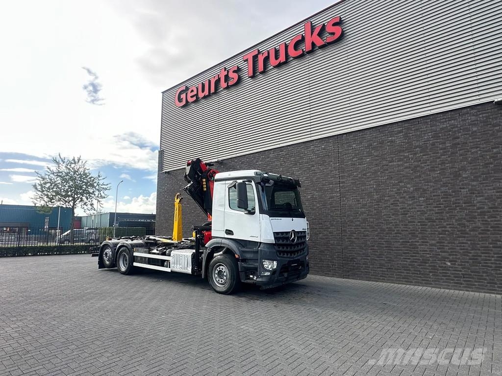Mercedes-Benz Arocs 2643 6X2 HAAKARM+PALFINGER PK 22002 +PJ 080 Kranbil