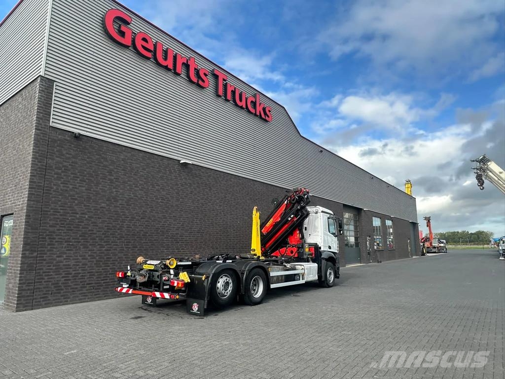 Mercedes-Benz Arocs 2643 6X2 HAAKARM+PALFINGER PK 22002 +PJ 080 Kranbil