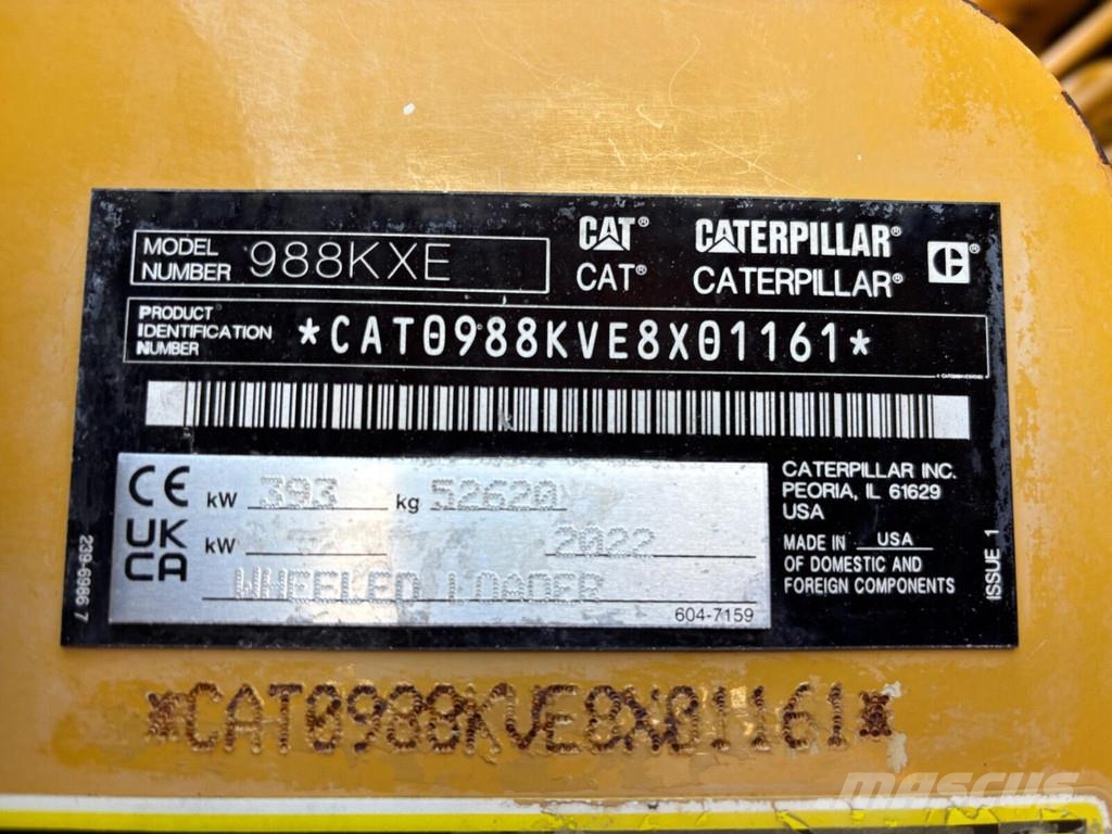 CAT 988K XE Pale gommate
