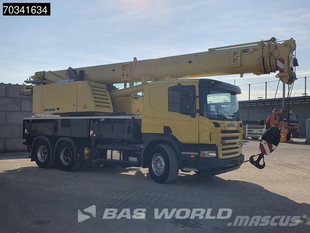 Scania P340 6X4 Liebherr LTF 1035-3.1 Telescopic crane Ma Kamioni sa otvorenim sandukom