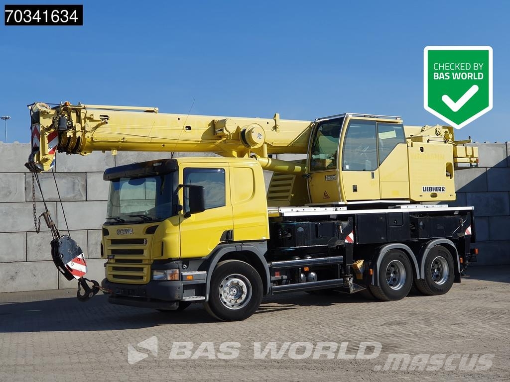 Scania P340 6X4 Liebherr LTF 1035-3.1 Telescopic crane Ma Kamioni sa otvorenim sandukom