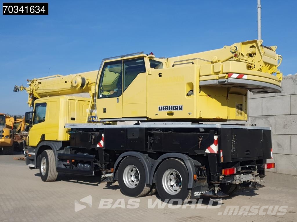 Scania P340 6X4 Liebherr LTF 1035-3.1 Telescopic crane Ma Kamioni sa otvorenim sandukom