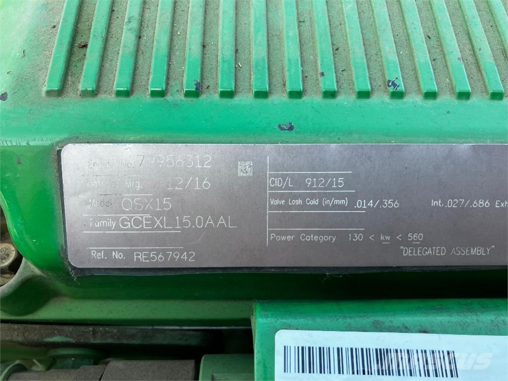John Deere QSX15 generalüberholt Lantbruk - Övrigt