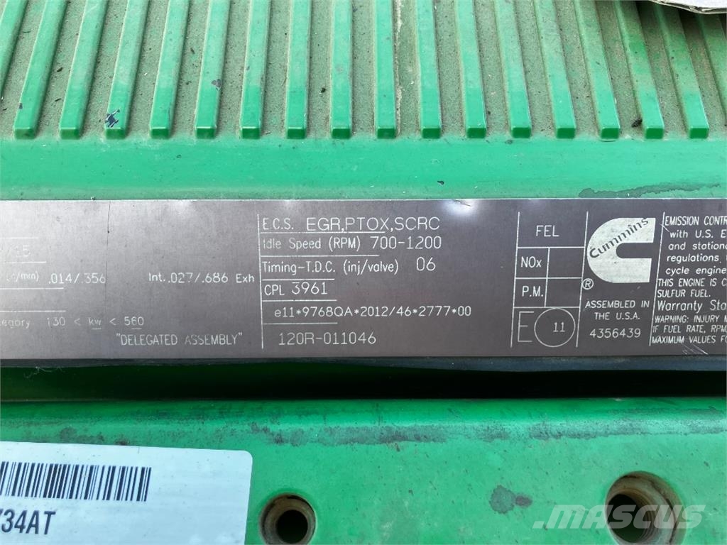 John Deere QSX15 generalüberholt Lantbruk - Övrigt