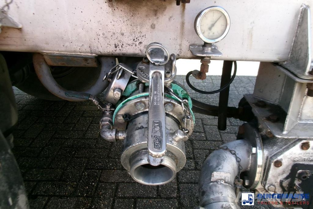 LAG Chemical tank inox 37.5 m3 / 1 comp + pump Tanker semi-trailers