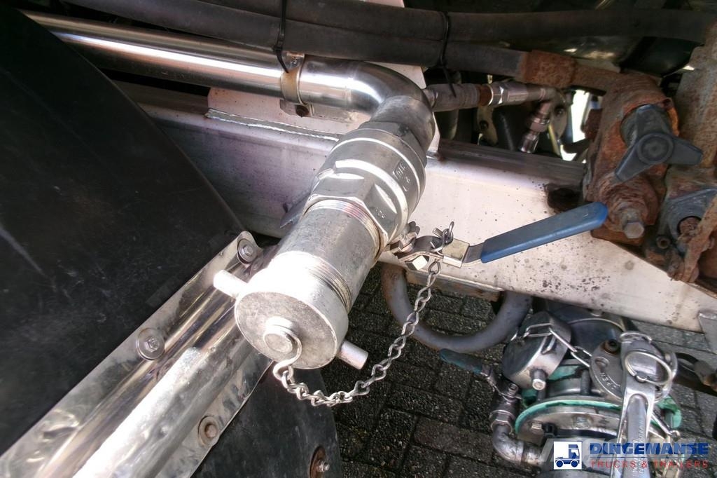 LAG Chemical tank inox 37.5 m3 / 1 comp + pump Tanker semi-trailers