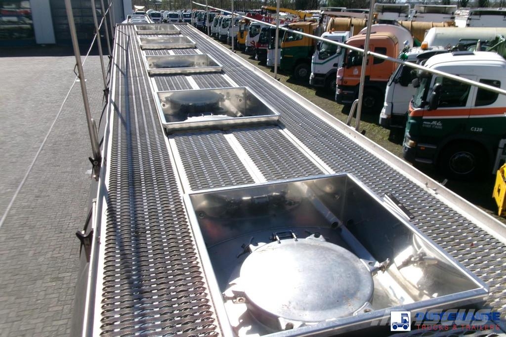 LAG Chemical tank inox 37.5 m3 / 1 comp + pump Tanker semi-trailers
