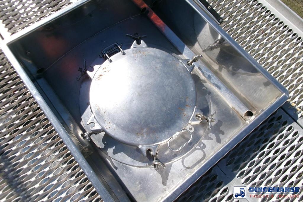 LAG Chemical tank inox 37.5 m3 / 1 comp + pump Tanker semi-trailers