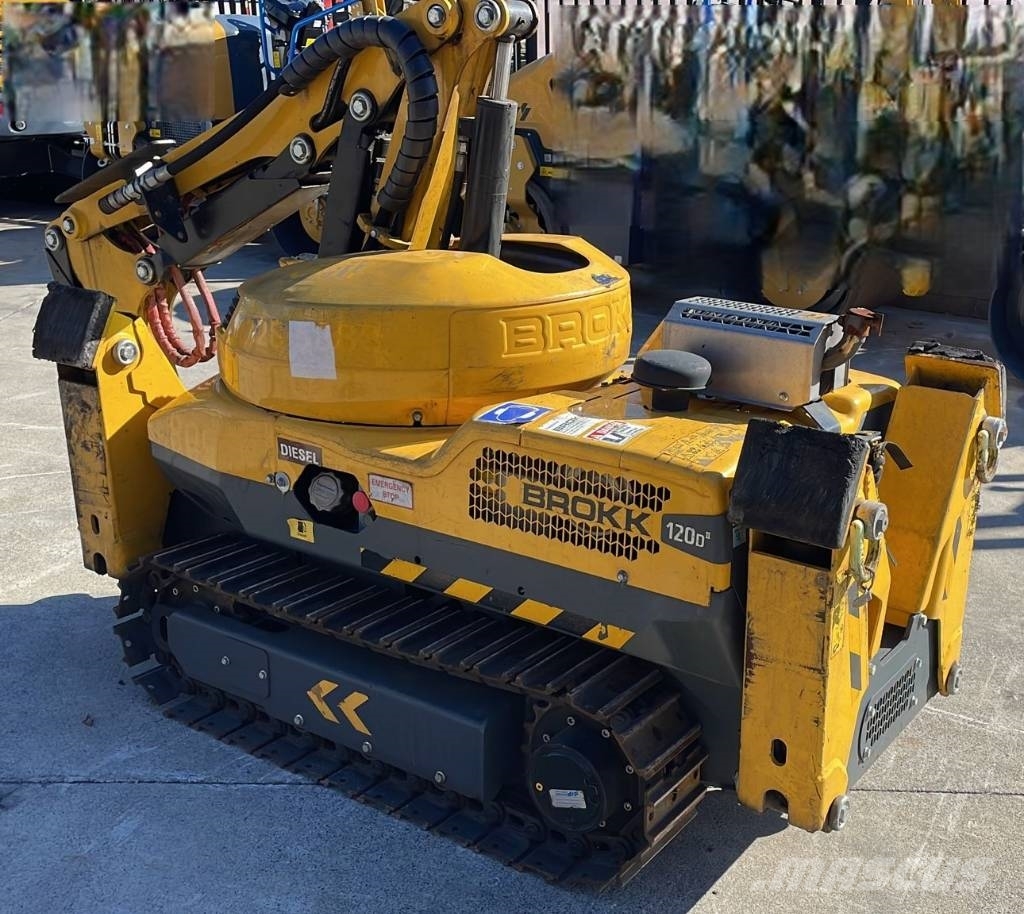Brokk 120 D Mini ekskavatörler, 7 tona dek