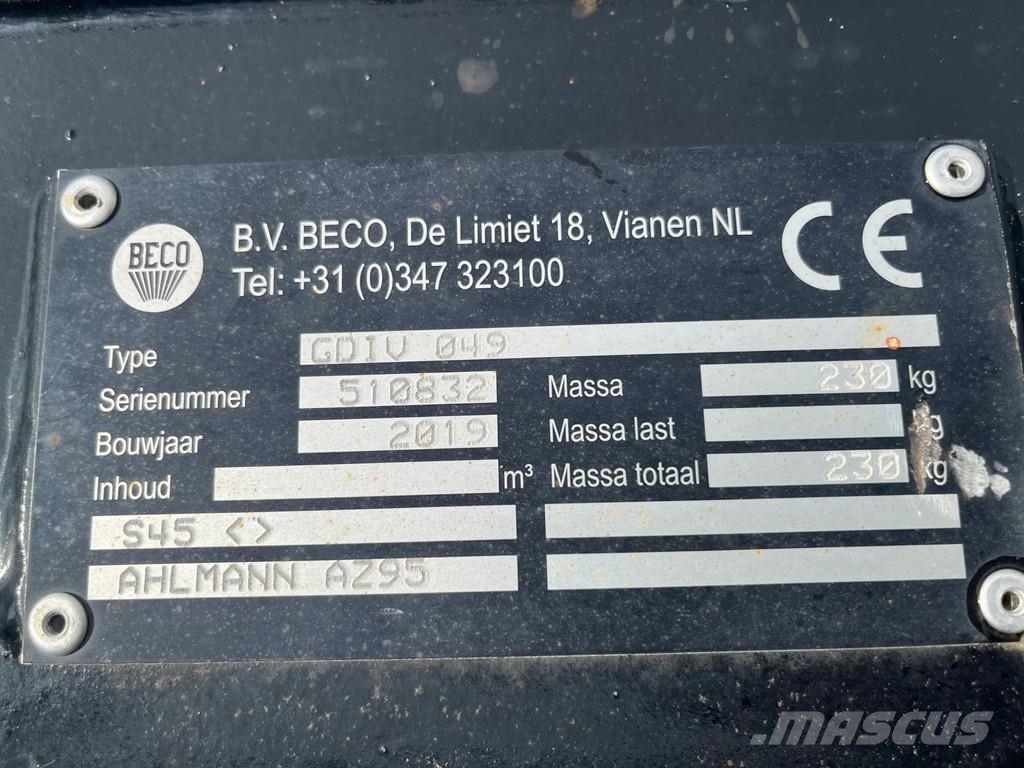 Ahlmann verloop S45 az95, az85, as1000 Stavebníctvo - ostatné