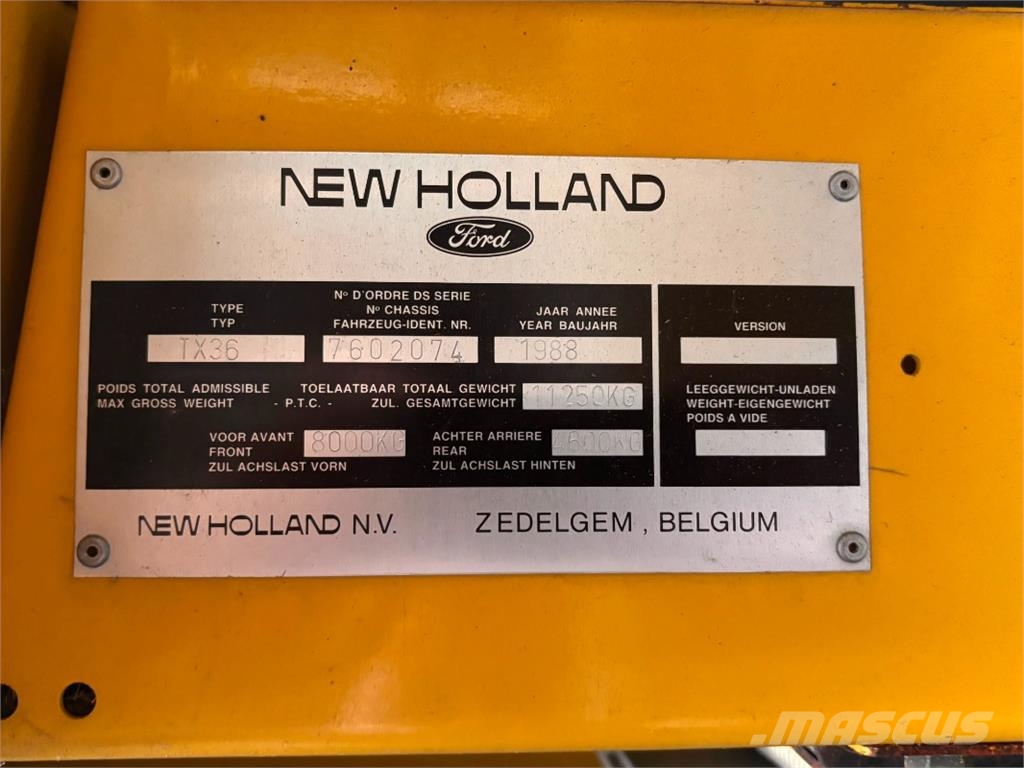 New Holland TX36 *Kundenauftrag* Otra maquinaria agrícola