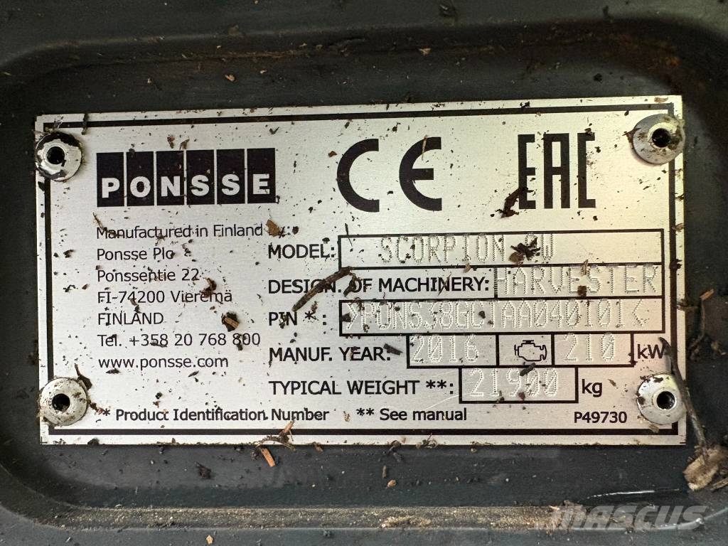 Ponsse Scorpion Харвестери