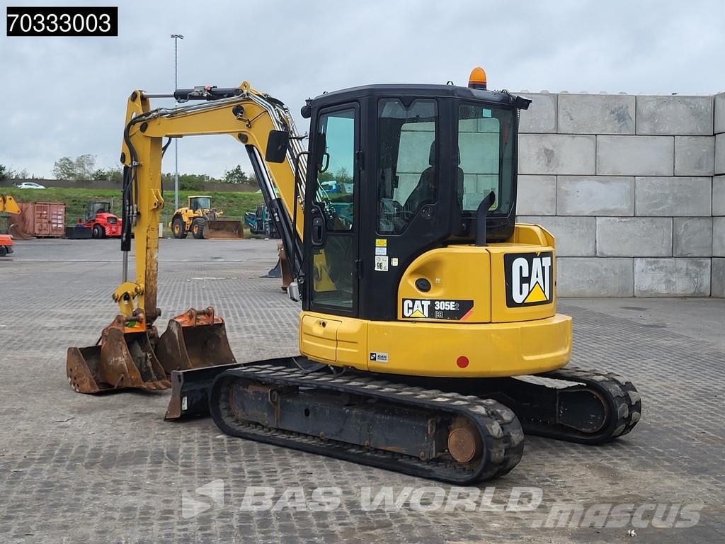 CAT 305 E2 CR Mini ekskavatörler, 7 tona dek