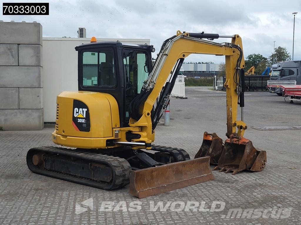 CAT 305 E2 CR Mini ekskavatörler, 7 tona dek