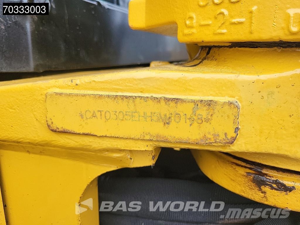 CAT 305 E2 CR Mini ekskavatörler, 7 tona dek