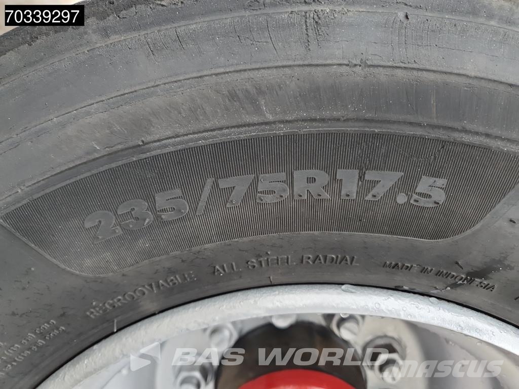 Faymonville F-S43-1BGA 3 axles Extendable Steering Axle SAF MO نصف مقطورات مسطحة / مفصلية الجوانب