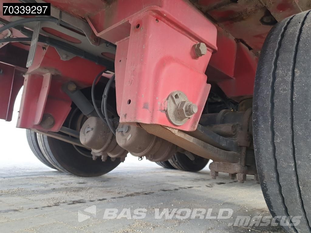 Faymonville F-S43-1BGA 3 axles Extendable Steering Axle SAF MO نصف مقطورات مسطحة / مفصلية الجوانب