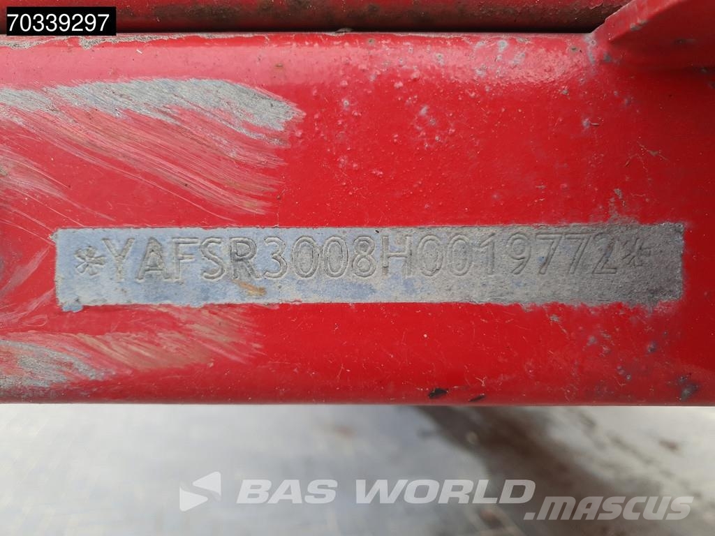 Faymonville F-S43-1BGA 3 axles Extendable Steering Axle SAF MO نصف مقطورات مسطحة / مفصلية الجوانب
