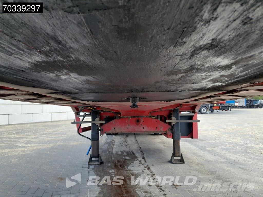 Faymonville F-S43-1BGA 3 axles Extendable Steering Axle SAF MO نصف مقطورات مسطحة / مفصلية الجوانب