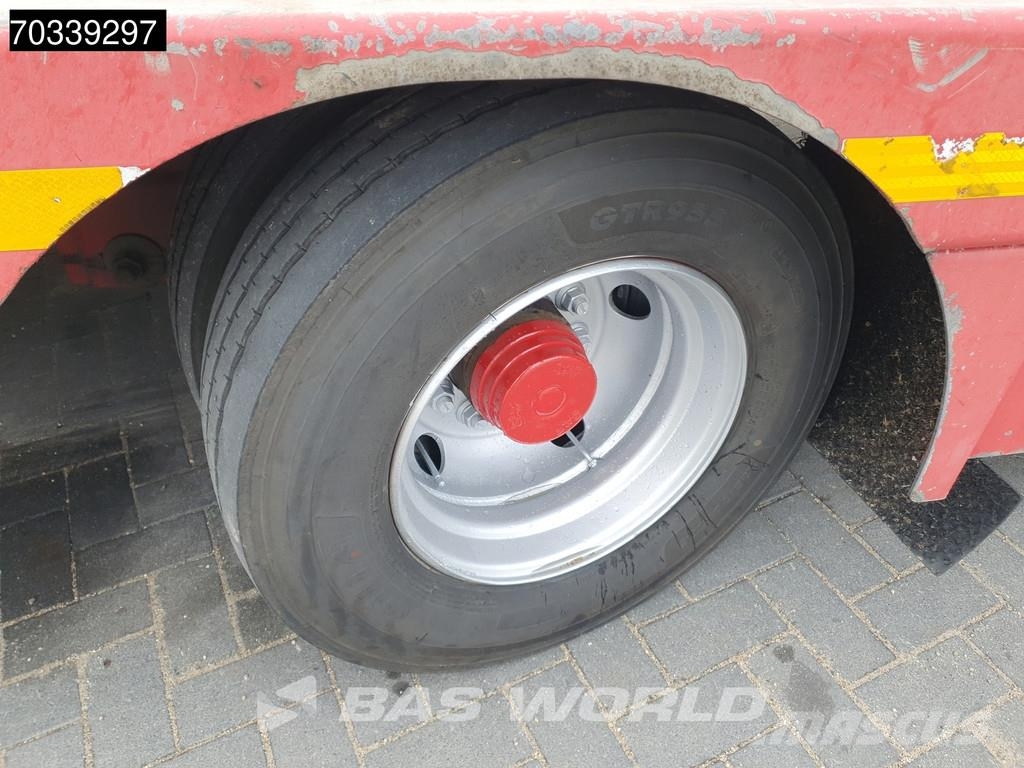 Faymonville F-S43-1BGA 3 axles Extendable Steering Axle SAF MO نصف مقطورات مسطحة / مفصلية الجوانب