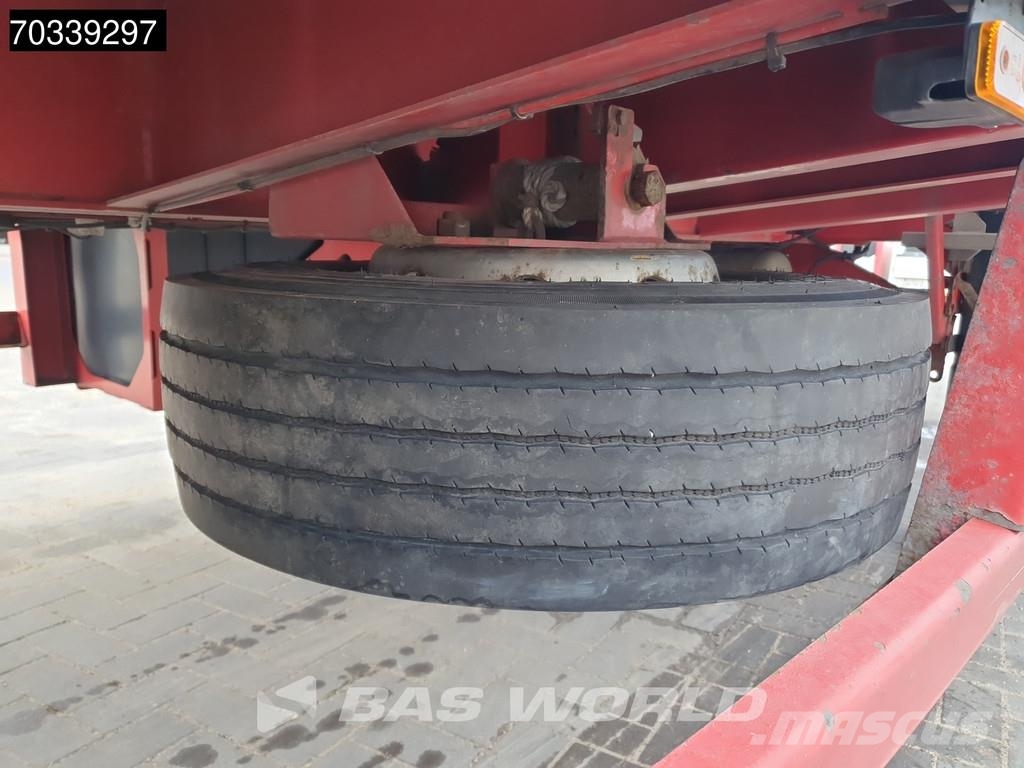 Faymonville F-S43-1BGA 3 axles Extendable Steering Axle SAF MO نصف مقطورات مسطحة / مفصلية الجوانب