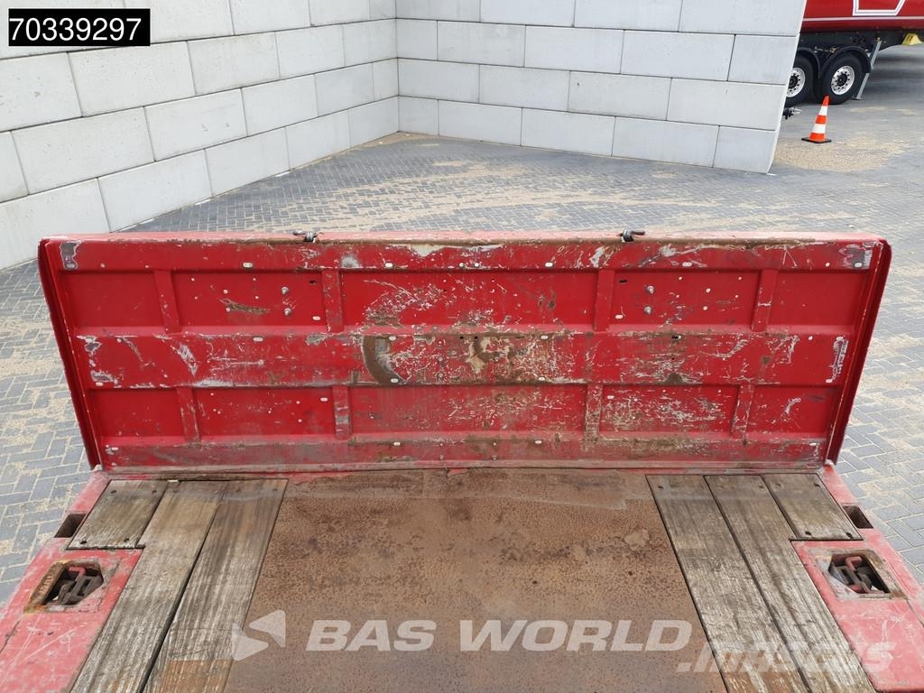 Faymonville F-S43-1BGA 3 axles Extendable Steering Axle SAF MO نصف مقطورات مسطحة / مفصلية الجوانب