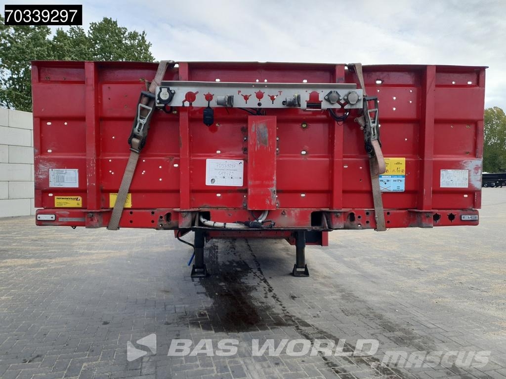 Faymonville F-S43-1BGA 3 axles Extendable Steering Axle SAF MO نصف مقطورات مسطحة / مفصلية الجوانب