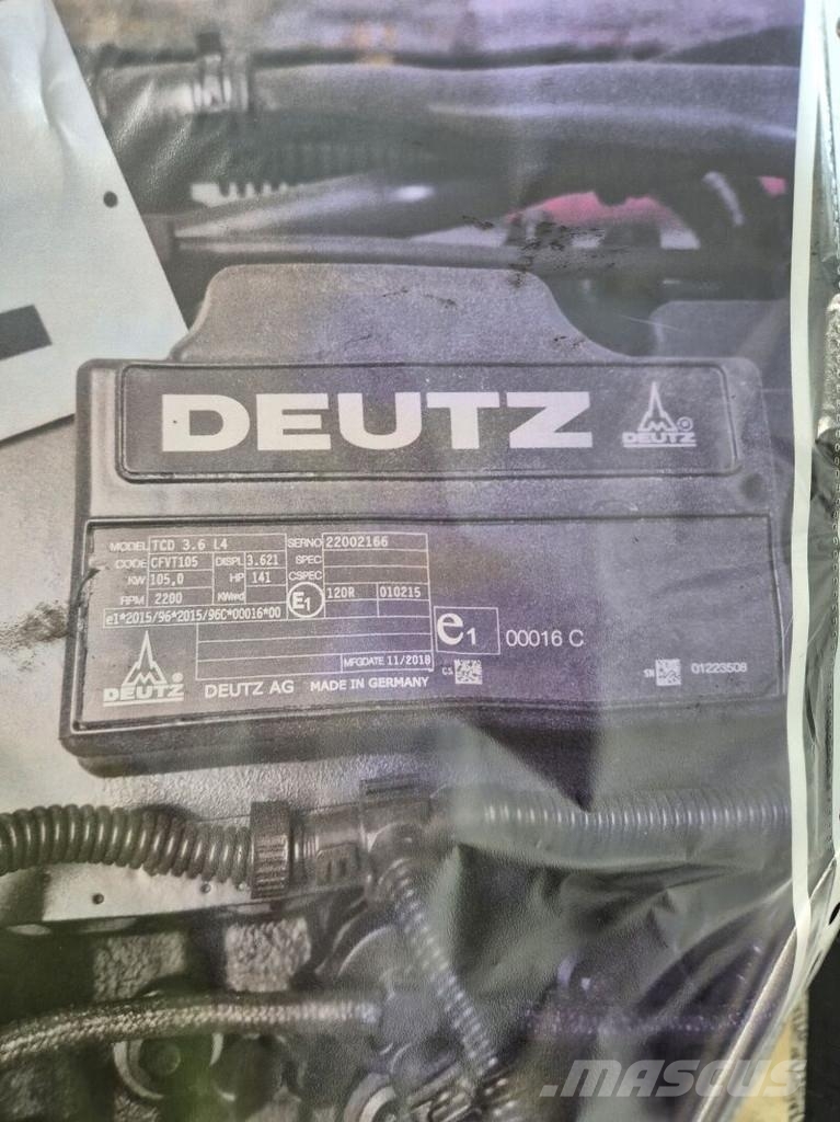 Deutz TCD 3.6 L4 Agri Spec Motorer