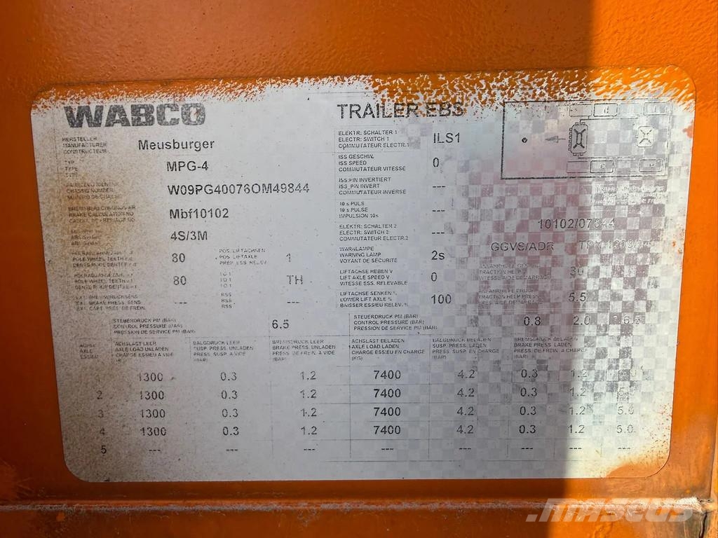 Meusburger | MPG-4 | 4 Axles | Year: 2006 | Good condition | Причепи-фургони