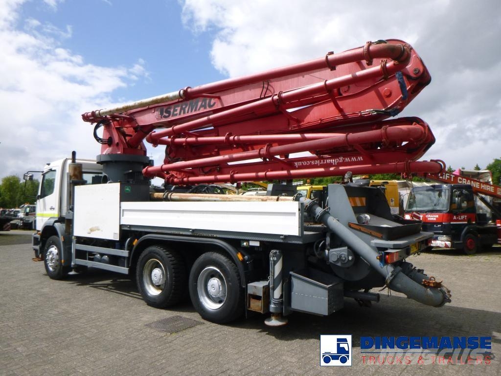 Mercedes-Benz Atego 6x4 RHD Sermac SCL120 concrete pump Bombas de concreto