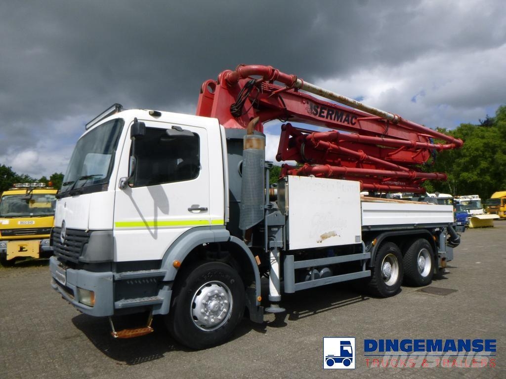 Mercedes-Benz Atego 6x4 RHD Sermac SCL120 concrete pump Bombas de concreto