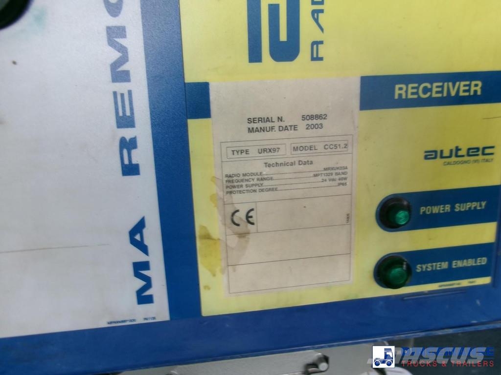 Mercedes-Benz Atego 6x4 RHD Sermac SCL120 concrete pump Bombas de concreto