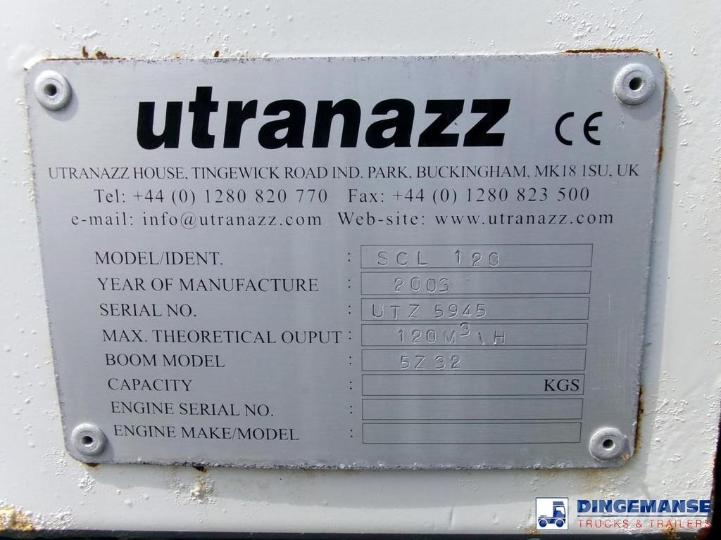 Mercedes-Benz Atego 6x4 RHD Sermac SCL120 concrete pump Bombas de concreto