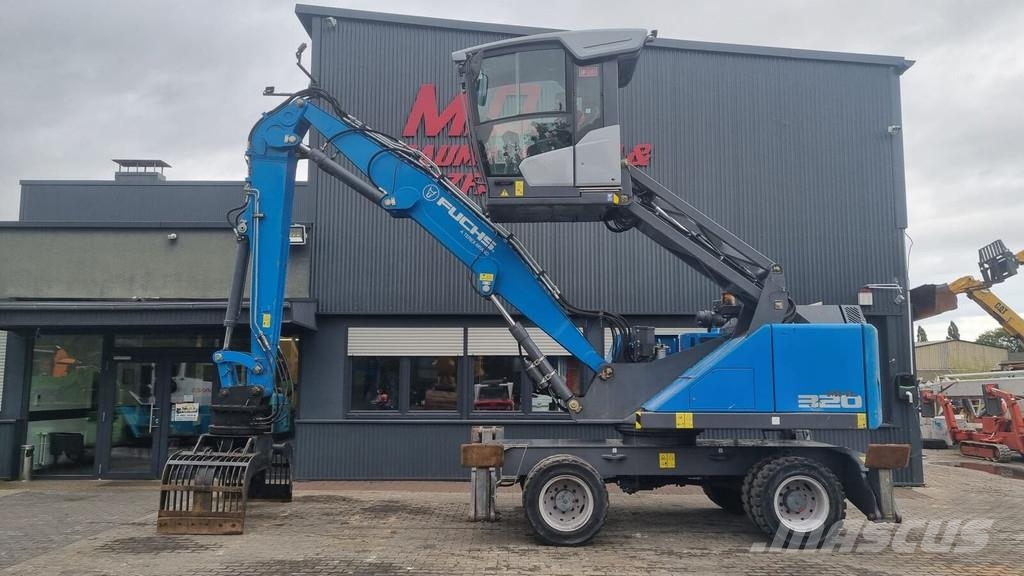 Fuchs Terex MHL 320 T4F / ZSA / AC Bagri za prekladanje primarnih/sekundarnih surovin