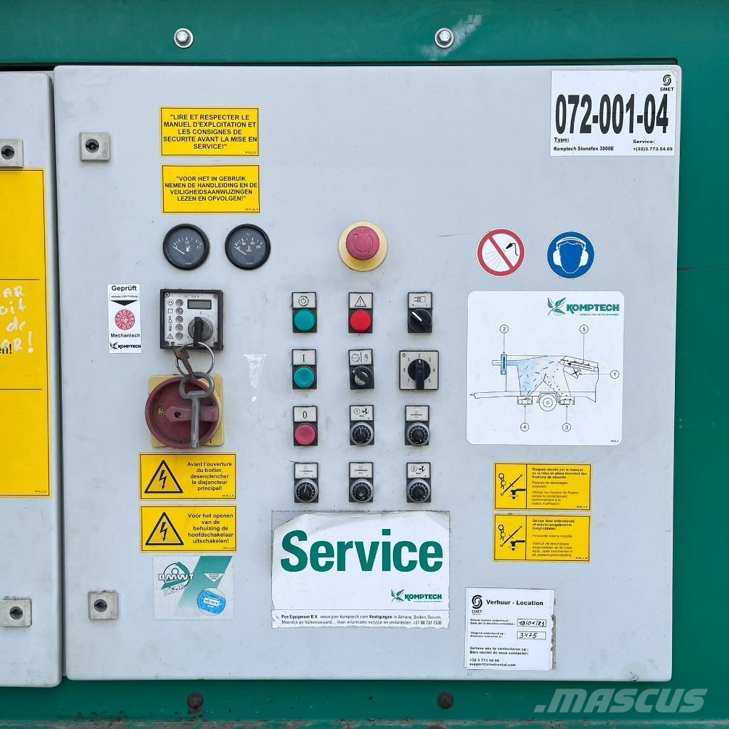 Komptech Stonefex 3000E Waste sorting equipment