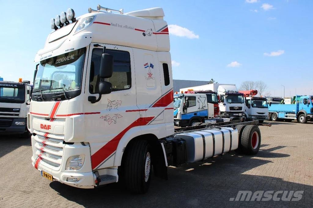 DAF CF 370 FA 370 + euro 6 + ssc + full option 平板车