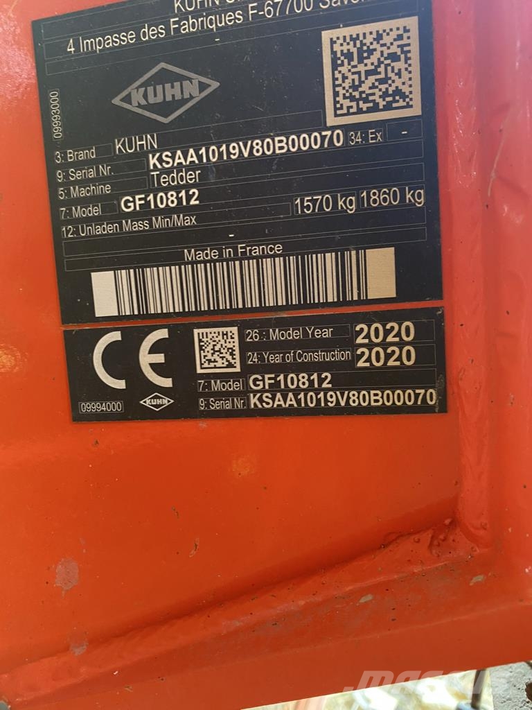 Kuhn GF 10812 Kreiselheuer/-wender