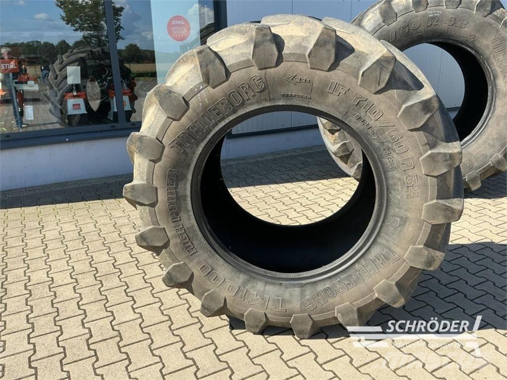 Trelleborg 2X 710/60R34 | 2X 900/60R42 الإطارات والعجلات والحافات