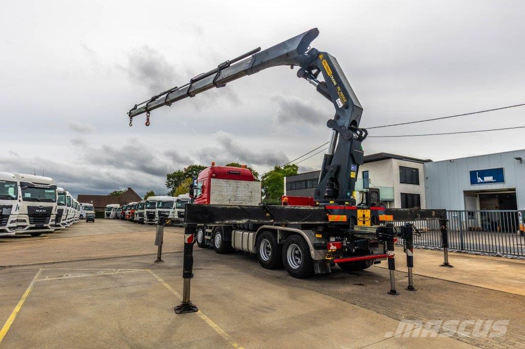 Scania R500 - PALFINGER 74002/5x Flatbed / Dropside trucks