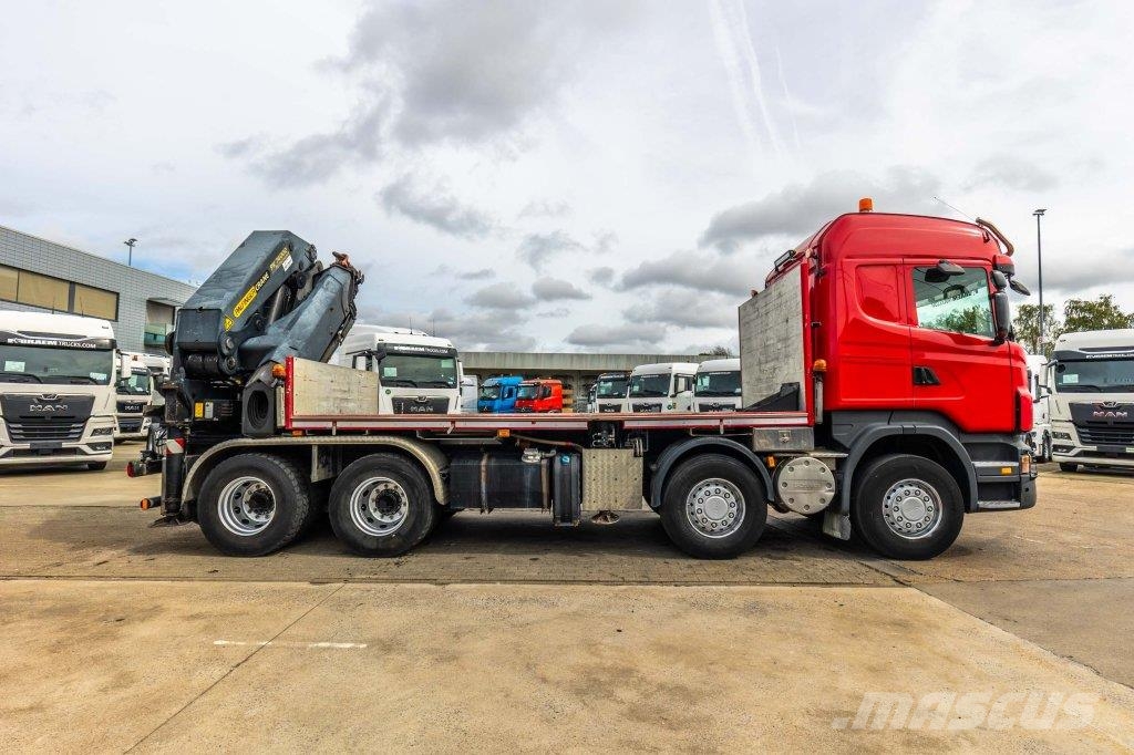 Scania R500 - PALFINGER 74002/5x Flatbed / Dropside trucks