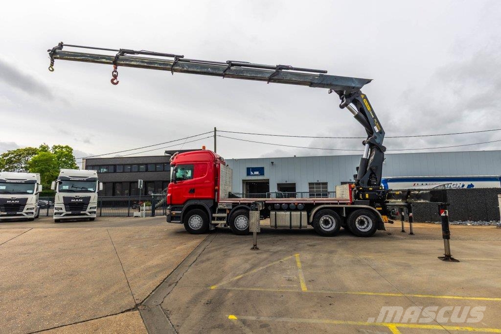Scania R500 - PALFINGER 74002/5x Flatbed / Dropside trucks