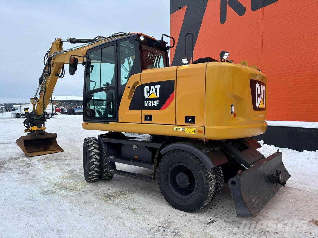 CAT M 314 F TILTROTATOR / CENTRAL LUBRICATION / AC Wielgraafmachines