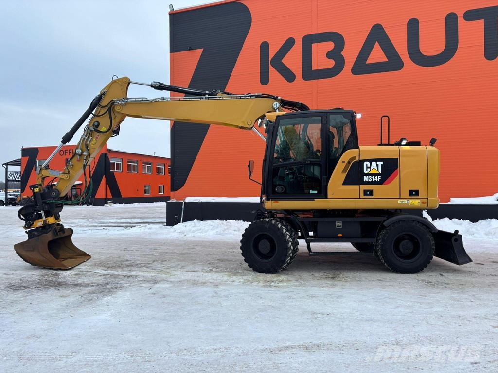 CAT M 314 F TILTROTATOR / CENTRAL LUBRICATION / AC Wielgraafmachines