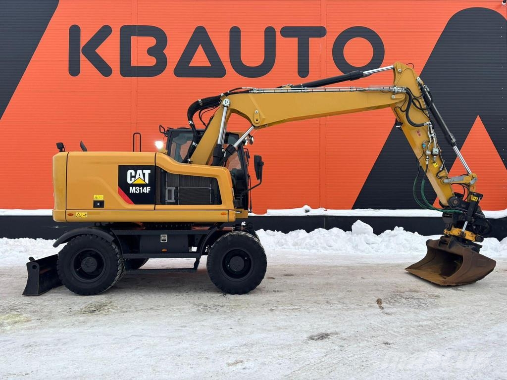 CAT M 314 F TILTROTATOR / CENTRAL LUBRICATION / AC Wielgraafmachines